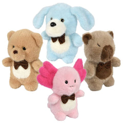 8" Mink Bowtie Animals - LLB Toys