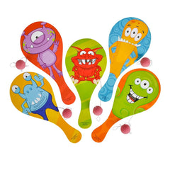9" MONSTER PADDLE BALLS LLB kids toys