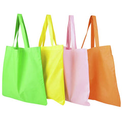 Neon Fabric Tote Bag 15 X 16.5" - LLB Toys