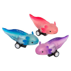 2.5" Pull Back Axolotl 24ct- LLB Toys