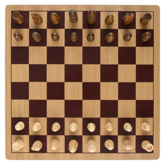 10" WOODEN CHESS SET