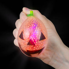 3" Light-Up Squish Bead Jack O Lantern - LLB Toys