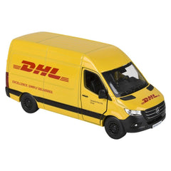 5" Diecast Pull Back DHL Sprinter Van 12ct LLB kids toys