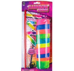 11.75" RAINBOW RIBBON WAND LLB toy-wand kids