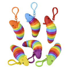 3.75" Wiggle Sensory Caterpillar Clip On - LLB Toys