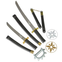 NINJA SET 11"x23" 8 PC LLB kids toys