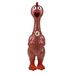 24" Giant Sparkle Rubber Chicken 6ct LLB kids toys