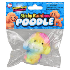 2.75" Sticky Rainbow Poodle 12ct - LLB Toys