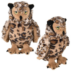 8" Animal Den Great Horned Owl Plush - LLB Toys