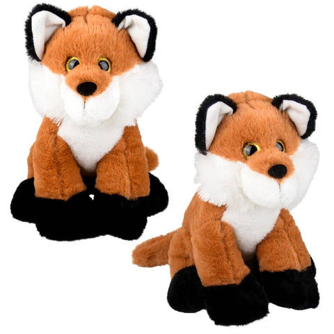 Sitting Fox 11in Plush Toy - LLB Toys