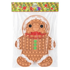 GINGERBREAD BUBBLE POPPER 13" LLB Christmas