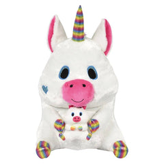 20" BELLY BUDDY UNICORN AND BABY  LLB Plush Toys