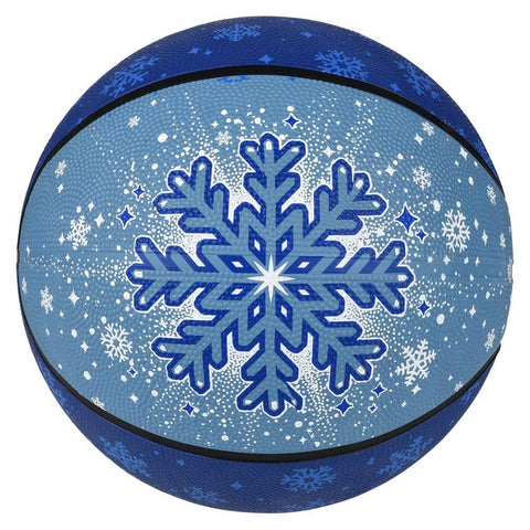 Snowflake Regulation Basketball 9.5" LLB Christmas