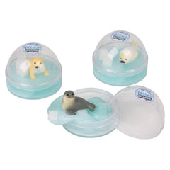 3" Arctic Iceberg Harp Seal Slime 12ct - LLB Toys