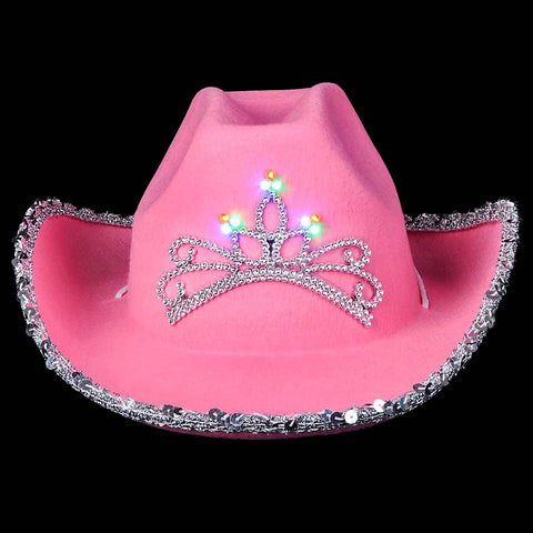 CHILD SIZE LIGHT-UP COWGIRL HAT - LLB Toys