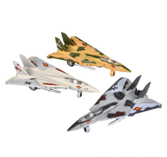 7" 'DIE-CAST PULL BACK F-14 TOMCAT (6PCS/DISPLAY)  Car Toys