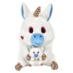 23" BELLY BUDDY UNICORN AND BABY  LLB Plush Toys