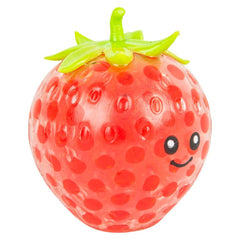 3" SQUEEZY BEAD FUN FRUIT LLB Squishy Toys