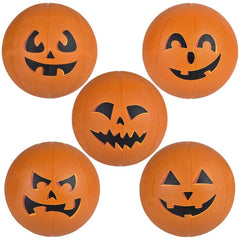 Jack-O-Lantern Basketball Assortment 9.5" 5pc - LLB Toys
