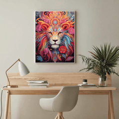 Fantasy Lion Canvas Wall Art print