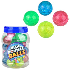1.75" GLITTER HI-BOUNCE BALL LLB kids toys