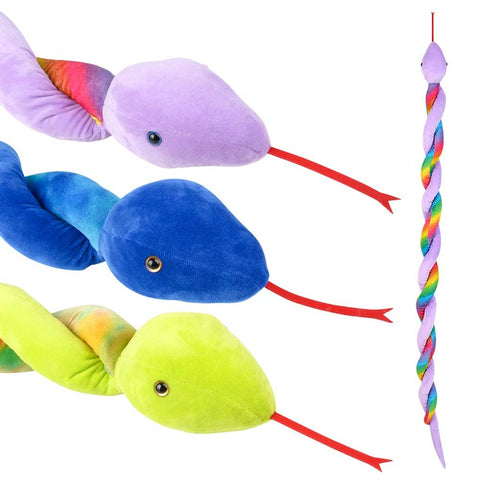 67" TWISTY SNAKE ASSORTMENT LLB Plush Toys