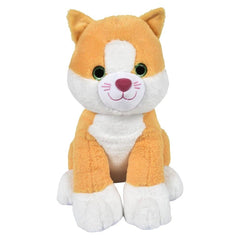 Sitting Cat 18in Asmt Plush Toy - LLB Toys