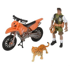 SMALL JUNGLE MOTORCYCLE PLAY SET LLB kids toys