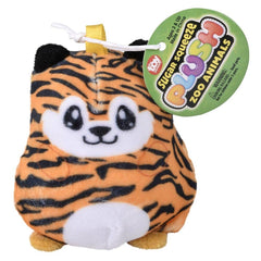 2.75" Sugar Squeeze Plush Zoo Assortment 12ct - LLB Toys