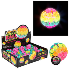 3" LIGHT-UP SUCTION CUP BALL LLB Light-up Toys