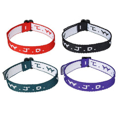 W.W.J.D. WEBBING BRACELET - LLB Toys