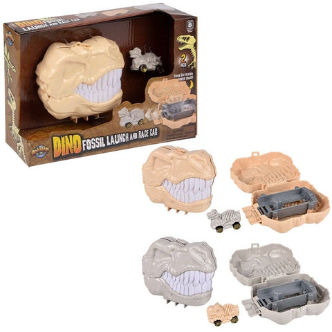 Dino Fossil Launch And Race Car - LLB Toys