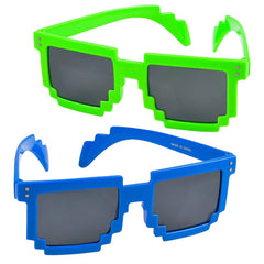 ASSORTED PIXEL SUNGLASSES LLB kids toys