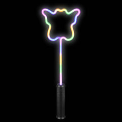 18" Light-Up Neon Bright Butterfly Wand - LLB Toys