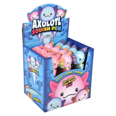 8.25" Squish Axolotl Pen LLB Stationary