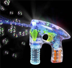 7" TRANSPARENT LIGHT-UP BUBBLE BLASTER LLB Light-up Toys