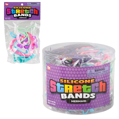 MERMAID SILICONE STRETCH BANDS LLB kids toys
