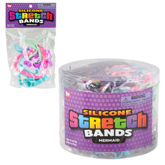 MERMAID SILICONE STRETCH BANDS LLB kids toys
