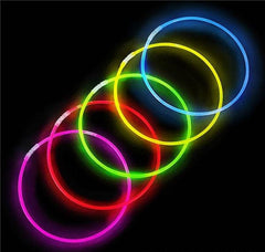 22" ASSORTED COLOR GLOW NECKLACES LLB kids toys