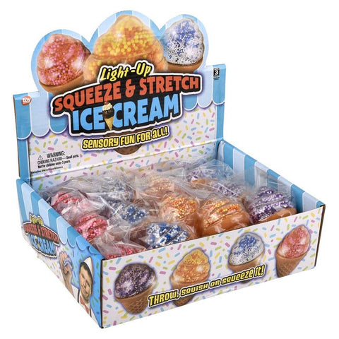 Light-Up Ice Cream Cone Toy - 3.5"  - LLB Toys