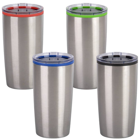 Double Wall Color Insert Tumblers 20 Oz (4 Asst) - LLB Toys