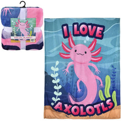 50 X 60" Axolotl Blanket - LLB Toys