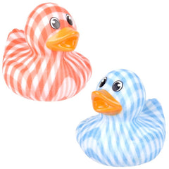 2" Gingham Print Duckies - LLB Toys
