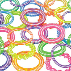 COIL SPRING BRACELET ASSORTMENT - LLB Toys