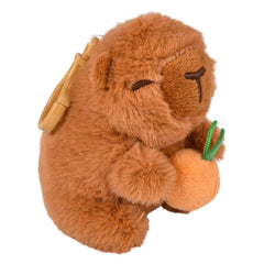 3.5" Mighty Quakes Capybara Backpack Clip - LLB Toys