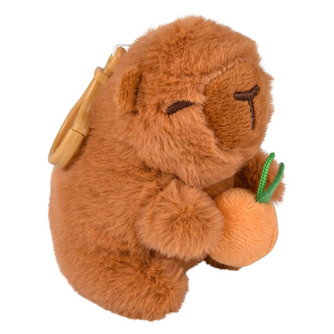 3.5" Mighty Quakes Capybara Backpack Clip - LLB Toys