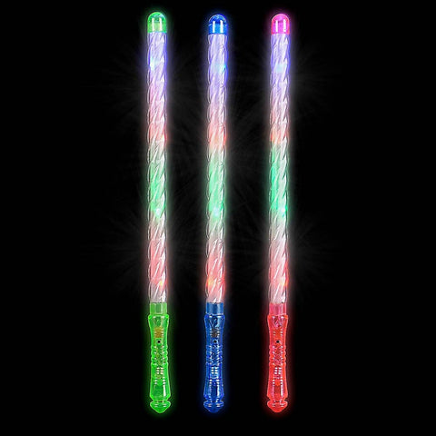 18.5" FLASHING SPIRAL WAND LLB kids toys