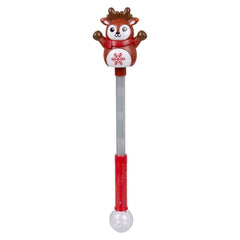 21" Light-Up Reindeer Magic Ball Wand - LLB Christmas