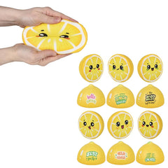 6" Squish Lemon 12ct - LLB Toys