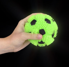 4" LIGHT-UP PUFFER SOCCER BALL LLB Light-up Toys